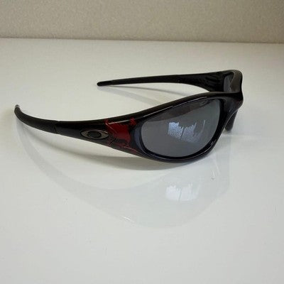 OAKLEY NEW STRAIGHT JACKET BLOOD SKULL BLACK IRIDIUM RARE STRETCH SKULL LOGO BOX