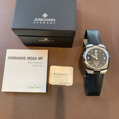 JUNGHANS 056/4410.00 RADIO-CONTROLLED MEN'S WRISTWATCH THE GERMAN WATCH LEATHER