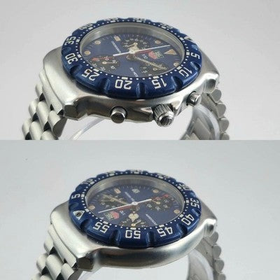 TAG HEUER FORMULA 1 CA1210 CHRONOGRAPH BLUE DIAL QUARTZ WATCH WORKING SWISS