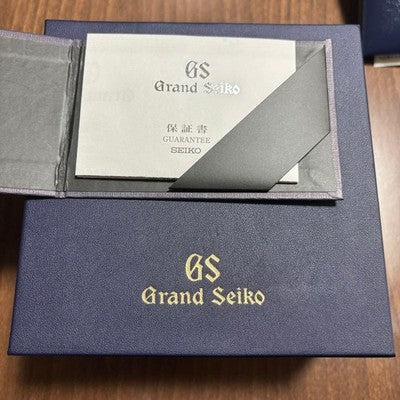 SEIKO SBGR061 GRAND SEIKO MEN'S WRISTWATCH DIAL BEIGE ROUND FACE JAPAN MADE