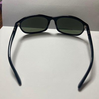PERSOL 127 95 TERMINATOR 2 SUNGLASSES BLACK FRAME GREEN LENS MADE IN ITALY
