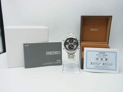 SEIKO PROSPEX SPEEDTIMER SOLAR CHRONOGRAPH SBER001 MEN'S 8A50 MOVEMENT 1/100 SEC