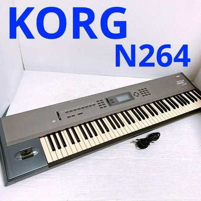 KORG N264 61 KEY SYNTHESIZER KEYBOARD MUSIC WORKSTATION TESTED WORKING