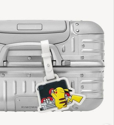RIMOWA X POKEMON PIKACHU LEATHER CHARM JAPAN EXCLUSIVE NEW LIMITED RARE TAG