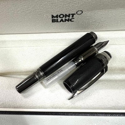 Montblanc StarWalker Ultra Black Fountain Pen Resin Black Used SP140 From Japan