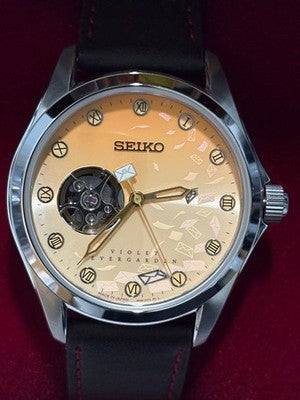 SEIKO VIOLET EVERGARDEN AUTOMATIC WATCH STORY10 MODEL LIMITED 2000 PIECES JAPAN