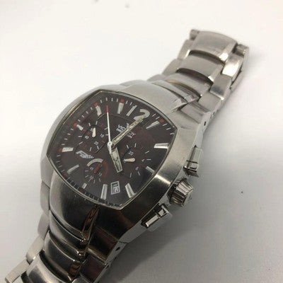 VICEROY FERNANDO ALONSO BLACK & SILVER QUARTZ CHRONOGRAPH USED FROM JAPAN