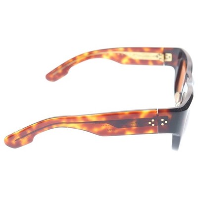 JACQUES MARIE MAGE DONOVAN SQUARE SUNGLASSES BROWN/RED JMMDO-5N 54□26