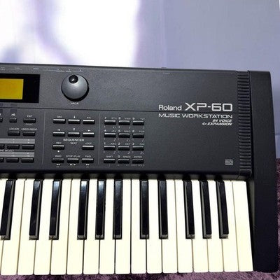 ROLAND XP-60 SYNTHESIZER 61 KEY WORKSTATION MUSIC KEYBOARD TESTED JAPAN
