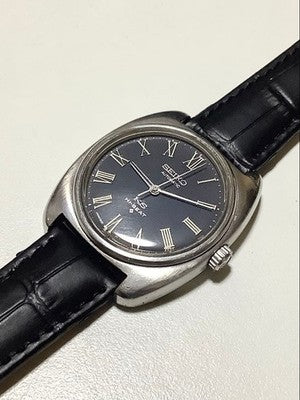 KING SEIKO 56KS 5621-7000 AUTOMATIC HI-BEAT BLUE ROMAN DIAL WATCH VINTAGE