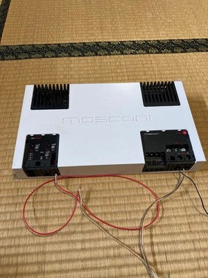 MOSCONI AS 200.2 2-CHANNEL CLASS AB POWER AMPLIFIER WHITE WORKING USED JAPAN