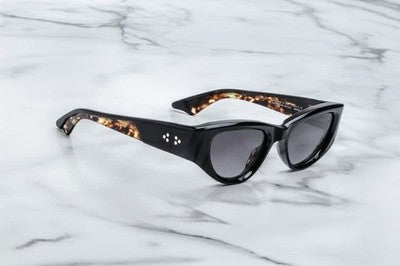 JACQUES MARIE MAGE SEYMOUR NOIR11 SUNGLASSES BLACK GREY LENS MADE IN ITALY