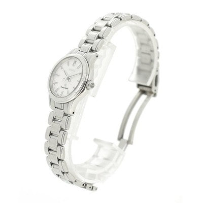 SEIKO GRAND SEIKO QUARTZ STGF027 4J51-0AA0 WOMEN'S WATCH WHITE DIAL SS 25MM