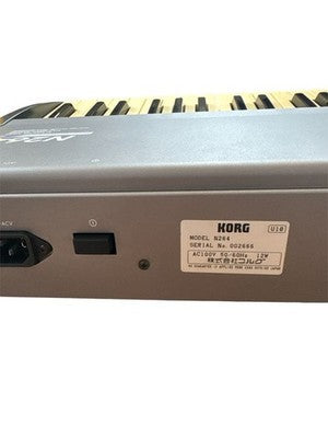 KORG N264 SYNTHESIZER 61-KEY WORKSTATION W/ CASE MANUAL TESTED FROM JAPAN AS IS
