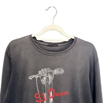 STONE ISLAND DENIMS 'SID' VINTAGE LONG SLEEVE TEE L RARE ARCHIVE MADE IN ITALY