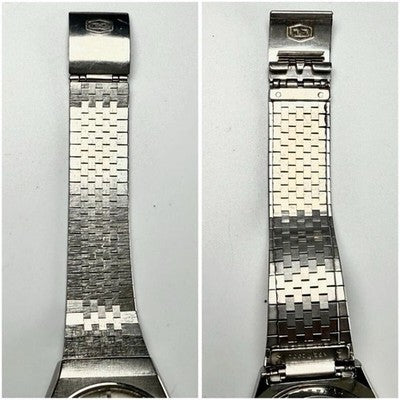SEIKO GRAND QUARTZ 9943-7000 TWIN QUARTZ LINEN DIAL DAYDATE MEN WATCH VINTAGE