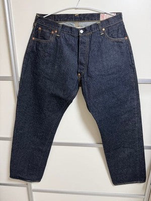EVISU PINK ART DENIM PANTS SIZE 42X32 USED IN JAPAN UNIQUE DESIGN
