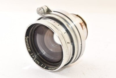 LEICA SUMMITAR 5CM 50MM F2 L39 LENS, LEICA MOUNT, RARE MASTERPIECE AS IS